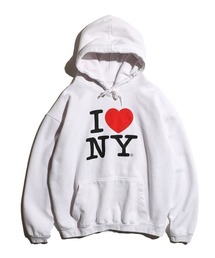 2AM（ツーエイエム）の「【THRIFTY LOOK スリフティールック】 I LOVE NY HOODIE SWEAT　スウェット　パーカー（パーカー）」