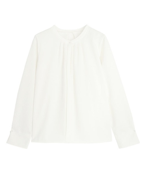 Pierrot（ピエロ）の「2wayネックデザインTブラウス（シャツ/ブラウス・レディース・ネイビー/ピンク系その他/ブラック/オフホワイト/グレー/ブルー/ライトブルー・M/L）」の10枚目の写真