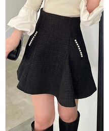 dazzlin | パールラインミニフレアスカート(スカート)