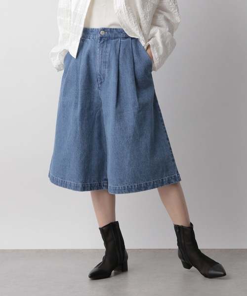 LOWRYS FARM（ローリーズファーム）の「バミューダパンツ 991949（その他パンツ・レディース・ベージュ/ネイビー/ブルー・FREE）」の6枚目の写真