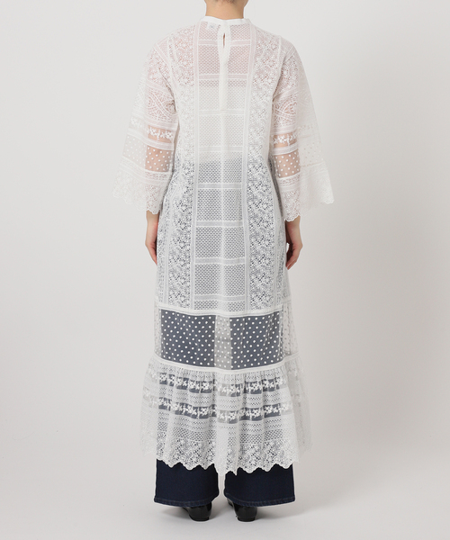 極美品✨IENA LA BOUCLE チュールエンブロイダリー ワンピース