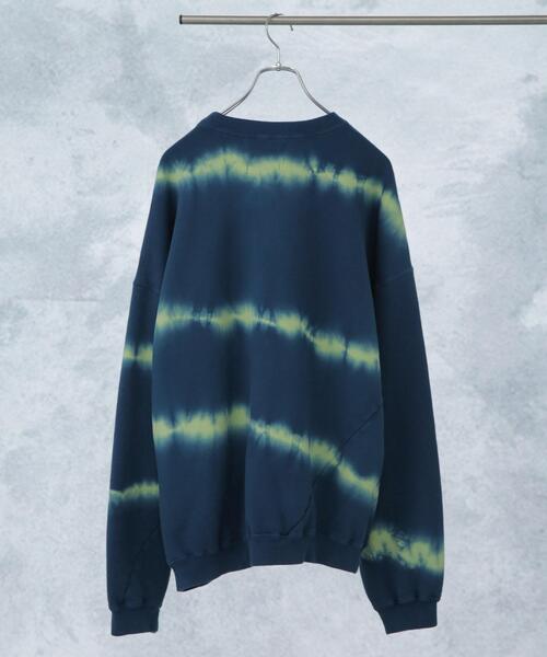 NOMA t.d.（ノーマティーディー）の「NOMA t.d./Hand Dyed Twist Sweat（スウェット・メンズ・ネイビー・4/3）」の2枚目の写真