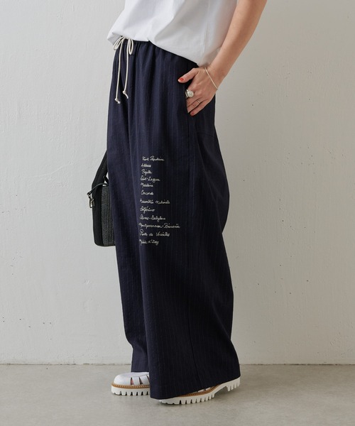 BEARDSLEY（ビアズリー）の「メトロ刺繍パンツ（チノパンツ
