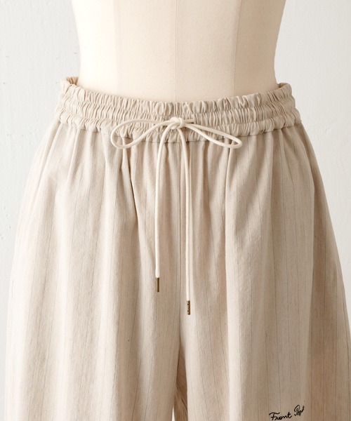 BEARDSLEY（ビアズリー）の「メトロ刺繍パンツ（チノパンツ・レディース・ベージュ/ネイビー・FREE）」の15枚目の写真