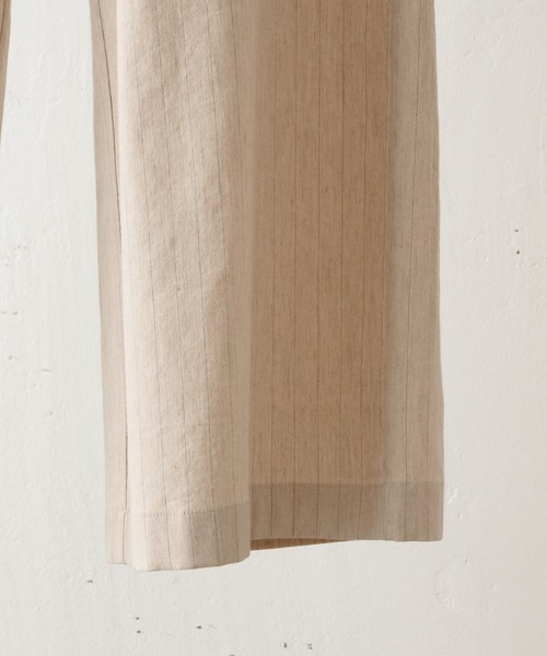 BEARDSLEY（ビアズリー）の「メトロ刺繍パンツ（チノパンツ・レディース・ベージュ/ネイビー・FREE）」の8枚目の写真