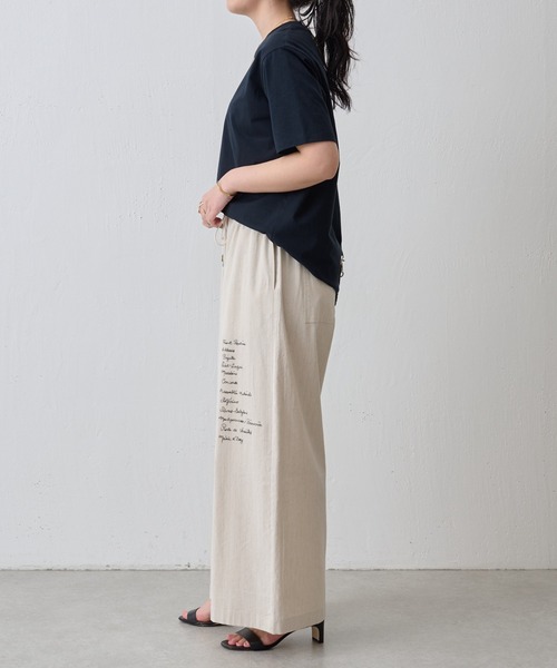 BEARDSLEY（ビアズリー）の「メトロ刺繍パンツ（チノパンツ・レディース・ベージュ/ネイビー・FREE）」の19枚目の写真