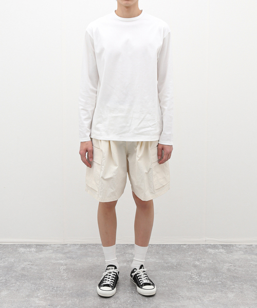 Product Twelve(プロダクトトゥエルブ)の「Product Twelve / Utility Shorts 24SS-PPT09(カーゴパンツ・メンズ・ホワイト系その他・1/2)」の13枚目の写真