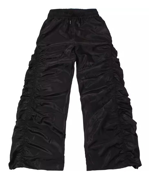 .KOM（ドットコム）の「A'GEM/9 × .kom 『.KOM/ドットケーオーエム』 シャーリングワイドパンツ（その他パンツ・レディース・ホワイト/ブラック・S）」の7枚目の写真
