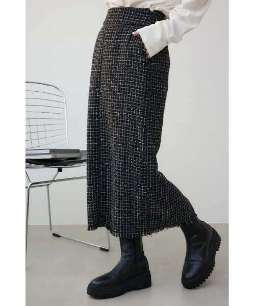AZUL by moussy（アズールバイマウジー）の「ツイードタイトスカート（スカート・レディース・ブラック系その他/ホワイト系その他・SMALL/MEDIUM）」の14枚目の写真