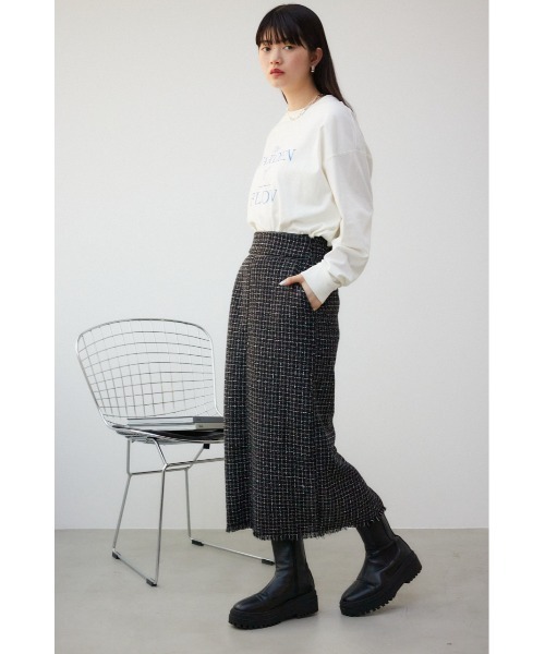 AZUL by moussy（アズールバイマウジー）の「ツイードタイトスカート（スカート・レディース・ブラック系その他/ホワイト系その他・SMALL/MEDIUM）」の15枚目の写真