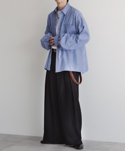 epnok(エプノック)の「センタータックスラックス(スラックス・メンズ・チャコールグレー/ブラック・SMALL/MEDIUM/LARGE)」の7枚目の写真