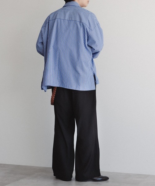 epnok(エプノック)の「センタータックスラックス(スラックス・メンズ・チャコールグレー/ブラック・SMALL/MEDIUM/LARGE)」の9枚目の写真