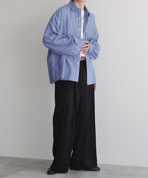 epnok(エプノック)の「センタータックスラックス(スラックス・メンズ・チャコールグレー/ブラック・SMALL/MEDIUM/LARGE)」の10枚目の写真