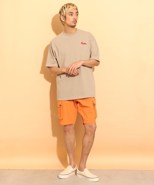 ROTAR(ローター)の「Chain Rotar 1p magnum weight Big Tee(Tシャツ/カットソー・メンズ・ナチュラル/スミクロ/ブルー系その他/ベージュ系その他・MEDIUM/LARGE/X-LARGE)」の8枚目の写真