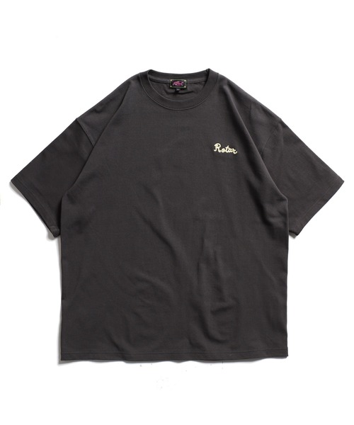 ROTAR(ローター)の「Chain Rotar 1p magnum weight Big Tee(Tシャツ/カットソー・メンズ・ナチュラル/スミクロ/ブルー系その他/ベージュ系その他・MEDIUM/LARGE/X-LARGE)」の11枚目の写真