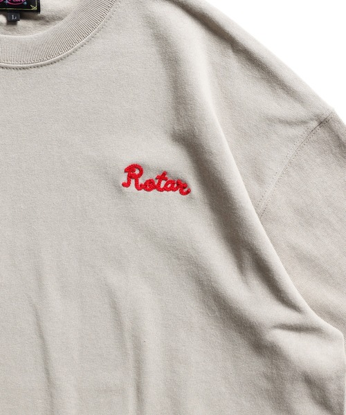 ROTAR(ローター)の「Chain Rotar 1p magnum weight Big Tee(Tシャツ/カットソー・メンズ・ナチュラル/スミクロ/ブルー系その他/ベージュ系その他・MEDIUM/LARGE/X-LARGE)」の14枚目の写真