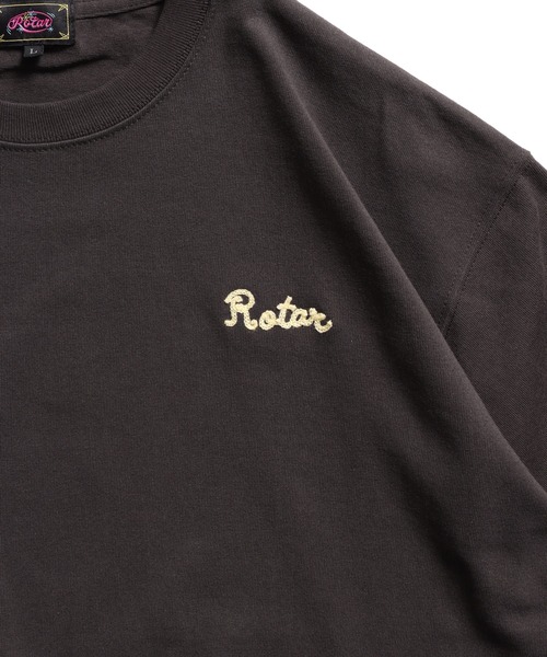 ROTAR(ローター)の「Chain Rotar 1p magnum weight Big Tee(Tシャツ/カットソー・メンズ・ナチュラル/スミクロ/ブルー系その他/ベージュ系その他・MEDIUM/LARGE/X-LARGE)」の15枚目の写真