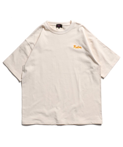 ROTAR(ローター)の「Chain Rotar 1p magnum weight Big Tee(Tシャツ/カットソー・メンズ・ナチュラル/スミクロ/ブルー系その他/ベージュ系その他・MEDIUM/LARGE/X-LARGE)」の22枚目の写真