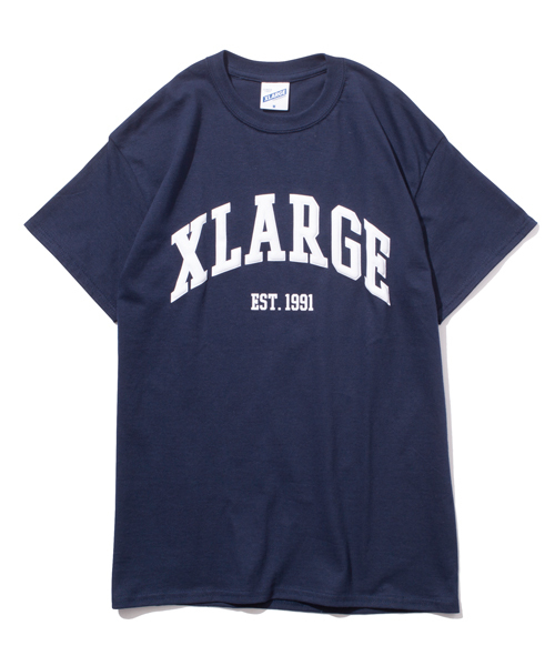 XLARGE(エクストララージ)の「S/S TEE COLLEGIATE LOGO(Tシャツ/カットソー・メンズ・ホワイト/ブラック/アッシュ/オリーブ/ネイビー・SMALL/MEDIUM/LARGE/X-LARGE)」の5枚目の写真