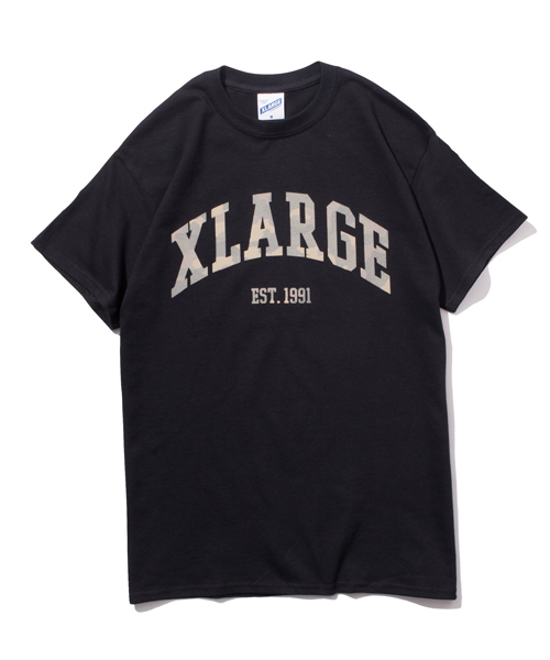 XLARGE(エクストララージ)の「S/S TEE COLLEGIATE LOGO(Tシャツ/カットソー・メンズ・ホワイト/ブラック/アッシュ/オリーブ/ネイビー・SMALL/MEDIUM/LARGE/X-LARGE)」の3枚目の写真