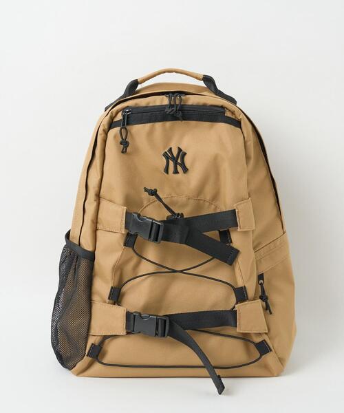 MLB（メジャーリーグベースボール）の「WEGO/MLBコードデザインデイパック（バックパック/リュック・メンズ・ブラック/ベージュ・FREE）」の8枚目の写真