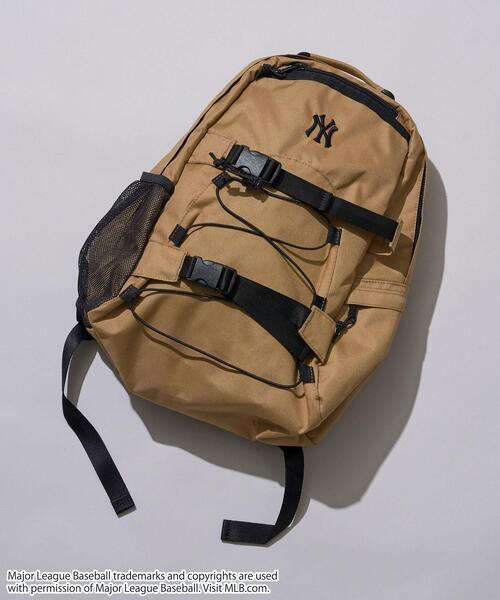 MLB（メジャーリーグベースボール）の「WEGO/MLBコードデザインデイパック（バックパック/リュック・メンズ・ブラック/ベージュ・FREE）」の7枚目の写真