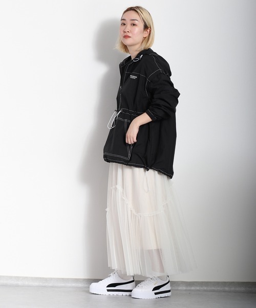 cepo(セポ)の「アノラックパーカー 2WAY(ナイロンジャケット・レディース・ブラック/オフホワイト・M)」の22枚目の写真
