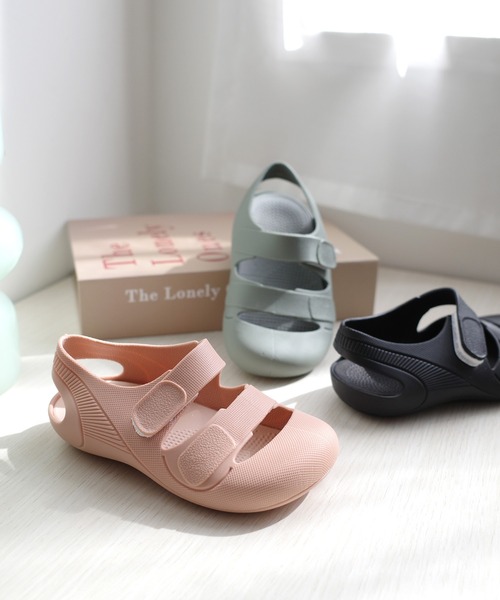 AmiAmi(アミアミ)の「軽量!柔らか スポーツサンダル/キッズビーチサンダル(サンダル・キッズ・ブラック/ブラウン/ホワイト/カーキ/ピンク・25/26/27/28/22/29/23/24)」の5枚目の写真