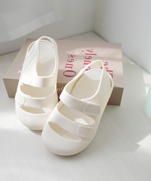 AmiAmi(アミアミ)の「軽量!柔らか スポーツサンダル/キッズビーチサンダル(サンダル・キッズ・ブラック/ブラウン/ホワイト/カーキ/ピンク・25/26/27/28/22/29/23/24)」の13枚目の写真