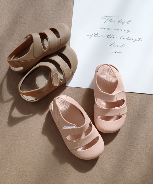 AmiAmi(アミアミ)の「軽量!柔らか スポーツサンダル/キッズビーチサンダル(サンダル・キッズ・ブラック/ブラウン/ホワイト/カーキ/ピンク・25/26/27/28/22/29/23/24)」の15枚目の写真