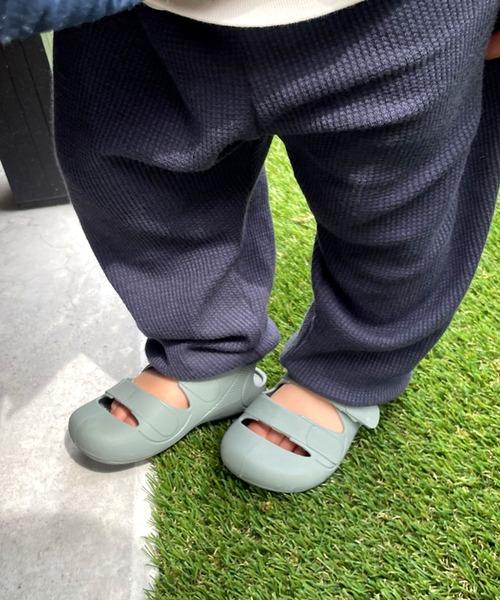 AmiAmi(アミアミ)の「軽量!柔らか スポーツサンダル/キッズビーチサンダル(サンダル・キッズ・ブラック/ブラウン/ホワイト/カーキ/ピンク・25/26/27/28/22/29/23/24)」の9枚目の写真