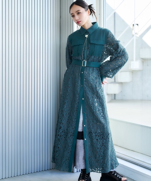 HARE（ハレ）の「レースキリカエポケットワンピース(HARE)（ワンピース