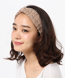 B:MING by BEAMS | ビーミング by ビームス / ケーブル編みターバン(ヘアバンド)