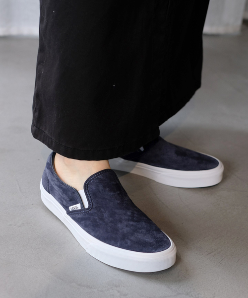 VANS ネイビー スエード スニーカー VANS バンズ スニーカー AUTHENTIC