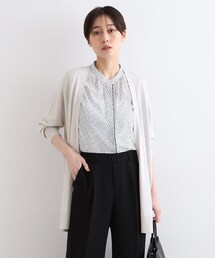 INDIVI | ◆【洗える】リラックスロングニットカーディガン(カーディガン/ボレロ)