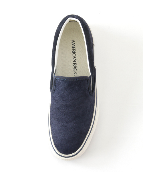 AMERICAN RAG CIE（アメリカンラグシー）の「AMERICAN RAG CIE ハラコスリッポン（スニーカー・メンズ・ブラック/ネイビー/ホワイト・10/9/8/7）」の10枚目の写真