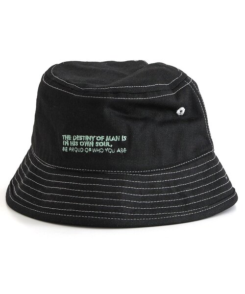 BREEZE（ブリーズ）の「【UVカット】バケットハット（ハット・キッズ・オフホワイト/グリーン/ブラック/インディゴブルー・52/50/56/54/58）」の3枚目の写真