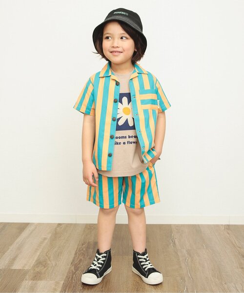 BREEZE（ブリーズ）の「【UVカット】バケットハット（ハット・キッズ・オフホワイト/グリーン/ブラック/インディゴブルー・52/50/56/54/58）」の19枚目の写真