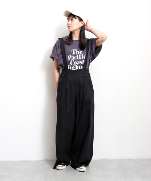 Ungrid（アングリッド）の「ハイウエストサロペット（サロペット/オーバーオール・レディース・ブラック/ナチュラル/イエロー・マルチサイズ）」の12枚目の写真