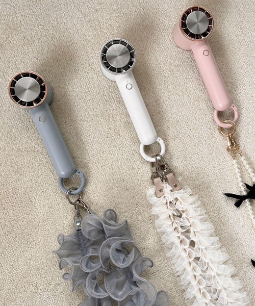 Me%（ミィパーセント）の「ヒンヤリハンディーファン　110075（アウトドアグッズ・レディース・ブルー系その他/ピンク/アイボリー・FREE）」の7枚目の写真