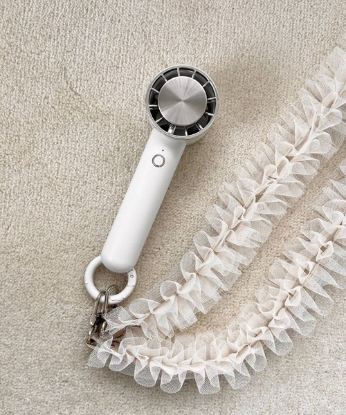 Me%（ミィパーセント）の「ヒンヤリハンディーファン　110075（アウトドアグッズ・レディース・ブルー系その他/ピンク/アイボリー・FREE）」の8枚目の写真