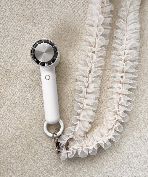 Me%（ミィパーセント）の「ヒンヤリハンディーファン　110075（アウトドアグッズ・レディース・ブルー系その他/ピンク/アイボリー・FREE）」の9枚目の写真