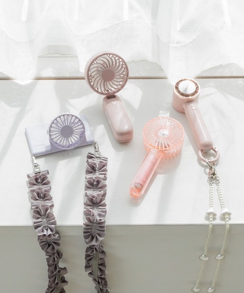 Me%（ミィパーセント）の「ヒンヤリハンディーファン　110075（アウトドアグッズ・レディース・ブルー系その他/ピンク/アイボリー・FREE）」の17枚目の写真