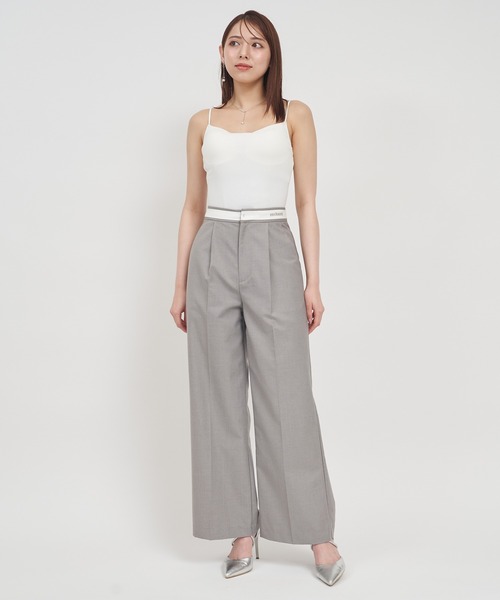 ROYAL PARTY（ロイヤルパーティー）の「カップ付キャミソール（キャミソール・レディース・ブラック/ベージュ/オフホワイト・FREE）」の11枚目の写真