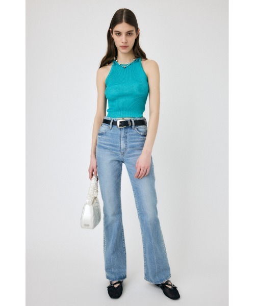 MOUSSY（マウジー）の「GLITTER ニットキャミソール（キャミソール・レディース・ライトグリーン/ライトグレー/ターコイズブルー/ブラック・FREE）」の15枚目の写真