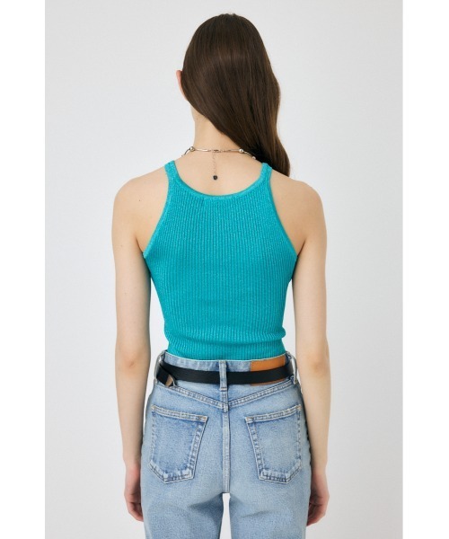 MOUSSY（マウジー）の「GLITTER ニットキャミソール（キャミソール・レディース・ライトグリーン/ライトグレー/ターコイズブルー/ブラック・FREE）」の10枚目の写真
