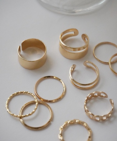 Port(ポート)の「【 Port / ポート 】 10点セット シンプル デザイン リング(リング・レディース・ゴールド/シルバー/ブラック/ゴールド系その他/シルバー系その他/ブラック系その他/シルバー系その他2/ゴールド系その他2・FREE)」の16枚目の写真