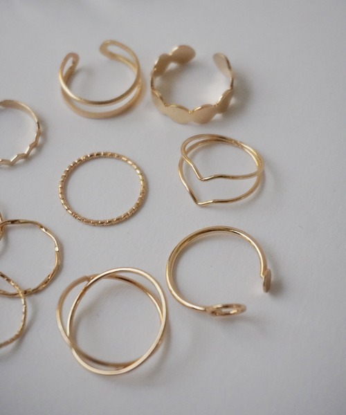 Port(ポート)の「【 Port / ポート 】 10点セット シンプル デザイン リング(リング・レディース・ゴールド/シルバー/ブラック/ゴールド系その他/シルバー系その他/ブラック系その他/シルバー系その他2/ゴールド系その他2・FREE)」の15枚目の写真
