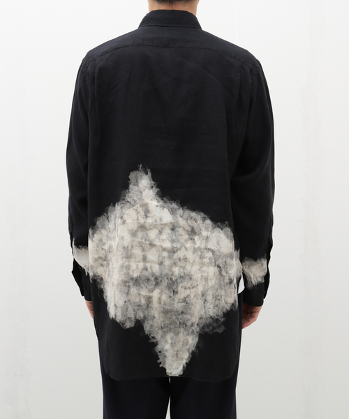 markaware（マーカウェア）の「MARKAWARE (マーカウェア) W COLLAR SHIRT LONG CLOUDY BL A24A-16SH12C（シャツ/ブラウス・メンズ・ブラック・2/3）」の13枚目の写真