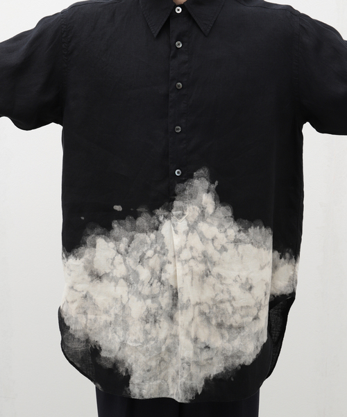 markaware（マーカウェア）の「MARKAWARE (マーカウェア) W COLLAR SHIRT LONG CLOUDY BL A24A-16SH12C（シャツ/ブラウス・メンズ・ブラック・2/3）」の8枚目の写真